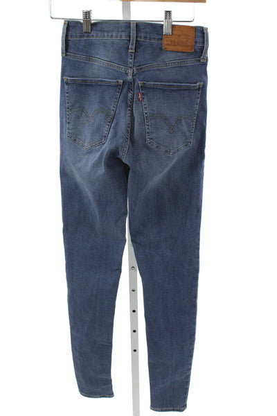 Levi's Women Skinny Blue Cotton Jeans Size 26