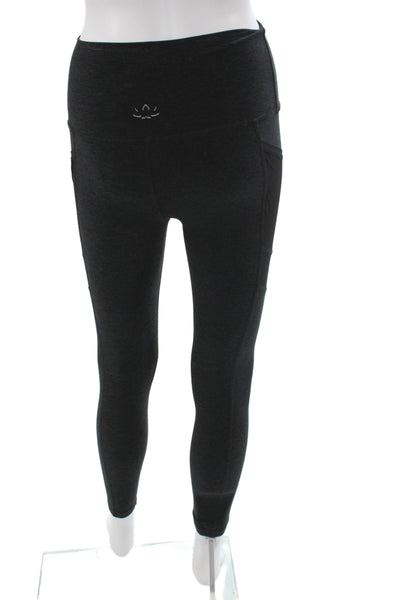 Beyond Yoga Womens Ankle Leggings Black Athleisure Pull On Size XS