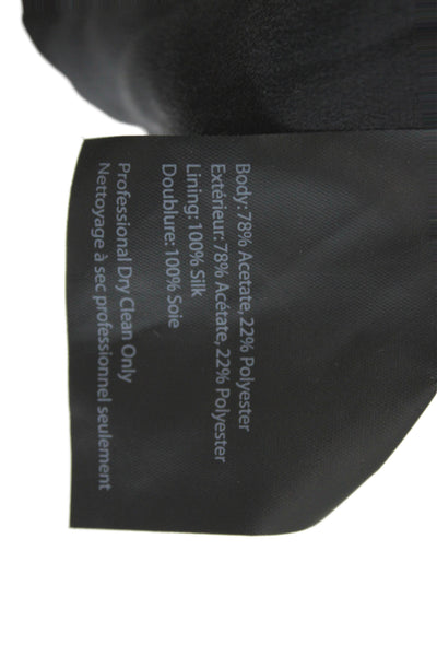 Alexander Wang Women Sheath Dress Black Sleeveless Round Neck Short Zip Size 6