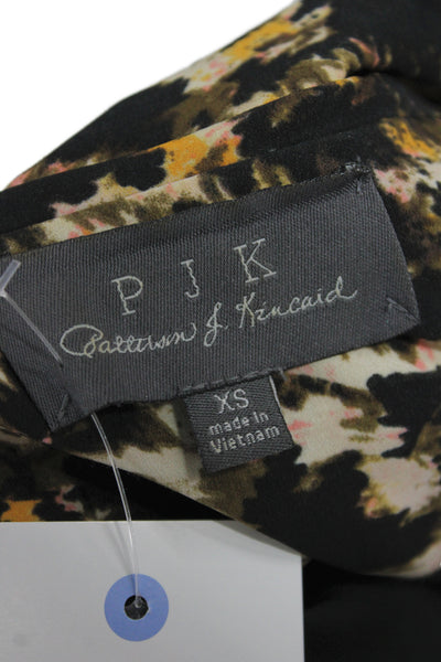 PJK Patterson J Kincaid Womens Basic Jacket Multicolor Animal Print Size XS