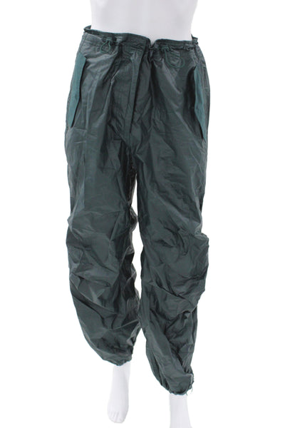 Kith Mens Jogger Pants Green 70% Cotton Drawstring Size 25