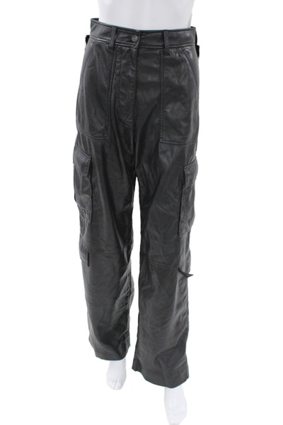 MSGM Women Cargo Pants Black Size 36