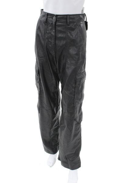 MSGM Women Cargo Pants Black Size 36