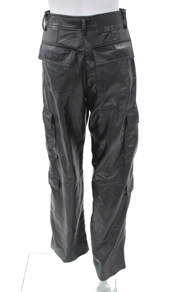 MSGM Women Cargo Pants Black Size 36