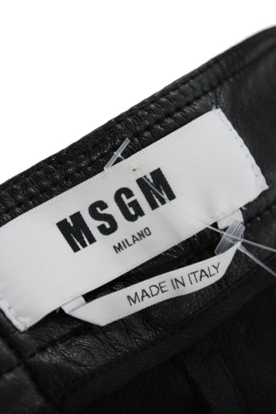 MSGM Women Cargo Pants Black Size 36
