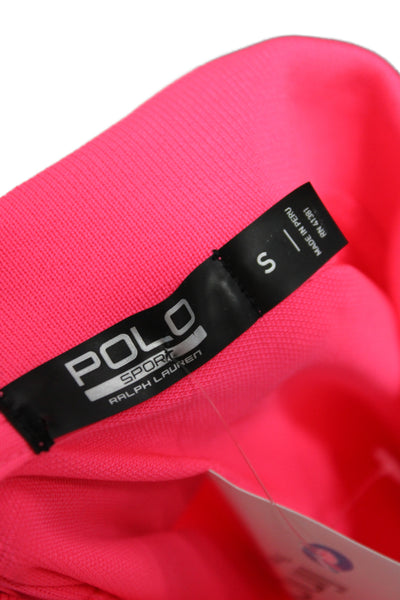 Polo Ralph Lauren Womens Basic Collared Short Sleeve Polo Pink Size S
