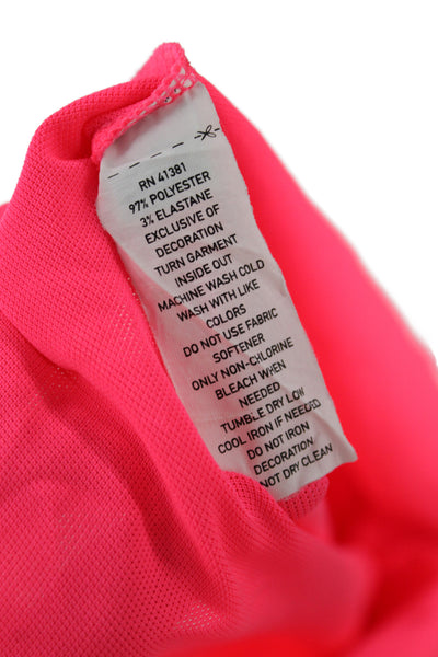 Polo Ralph Lauren Womens Basic Collared Short Sleeve Polo Pink Size S