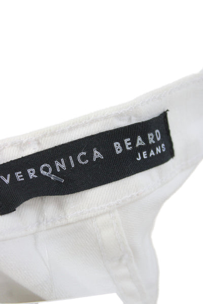 Veronica Beard Womens Skinny Jeans White Size 4