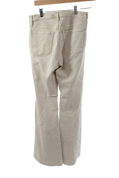Joes Women Chino Pants Beige High Rise 32 Inseam 90% Cotton Size 28