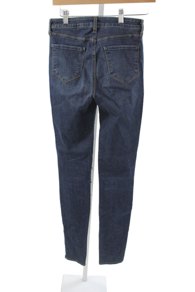 L'Agence Womens Skinny High Rise Blue Jeans Size 27