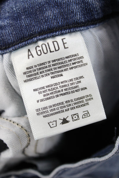 Agolde Women Skinny Blue Jeans Size 26