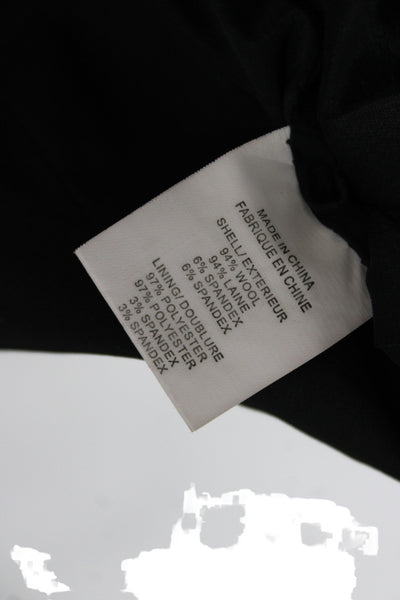 Theory Women Basic Wool Gray Button Long Sleeve Jacket Business Size 2