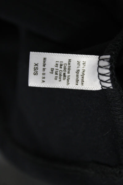 Joah Brown Women Cropped Black Sweetheart Neckline Sleeveless Tank Size XS