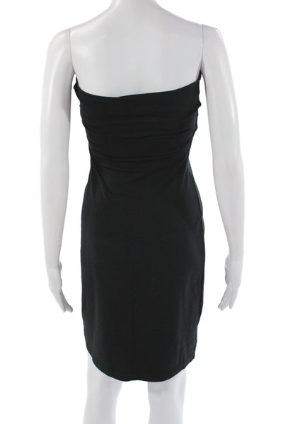 Susana Monaco Womens Bodycon Maxi Black Off Shoulder Dress Size S