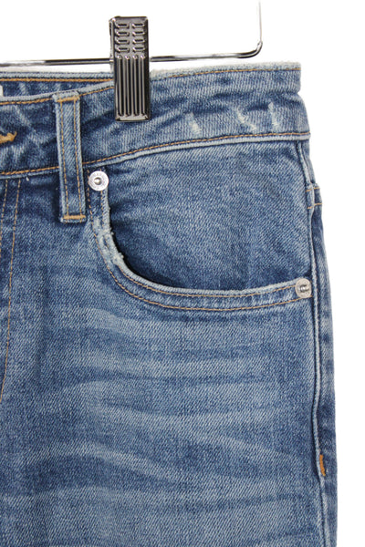 Slvrlake Women Blue Straight High Rise Cotton Jeans 26 Inseam Size 25