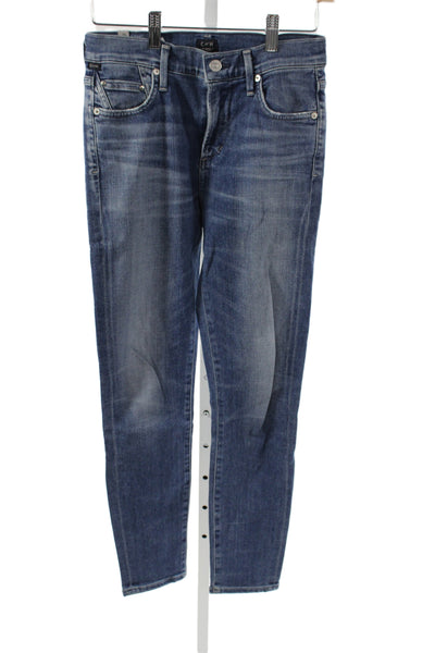 Citizens of Humanity Women Skinny High Rise Blue Jeans Size 25