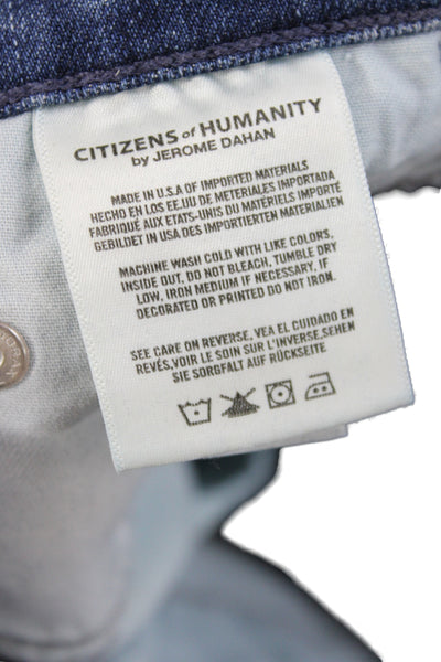 Citizens of Humanity Women Skinny High Rise Blue Jeans Size 25