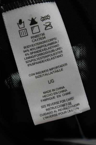 Carmen Marc Valvo Women Maxi Skirt Black Nylon Beach Size L