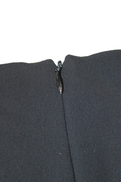 Vince Women Jumpsuit Black V Neck Sleeveless Zip 100% Polyester Size 10