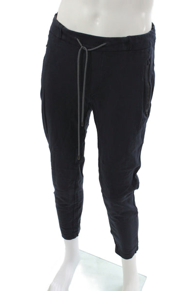 Brax Lab Mens Jogger Black Drawstring Polyamide Inseam 34 Size 33
