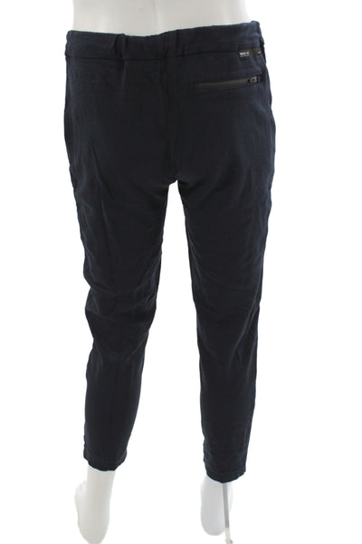 Brax Lab Mens Jogger Black Drawstring Polyamide Inseam 34 Size 33