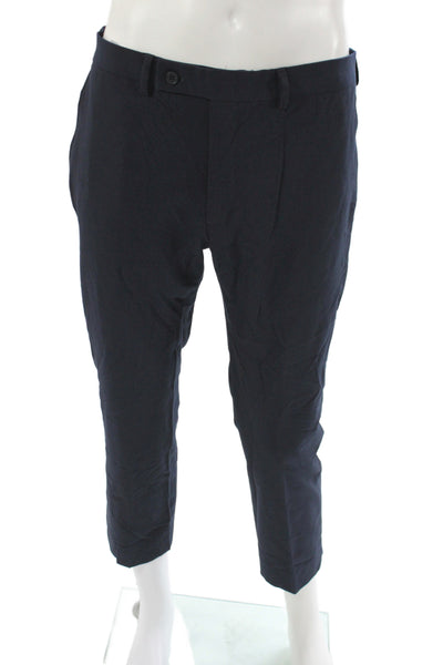 DKNY Mens Dress Pants Black Button Classic Size 33