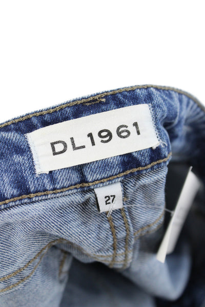 DL1961 Women Boyfriend Blue Cotton Shorts Size 27