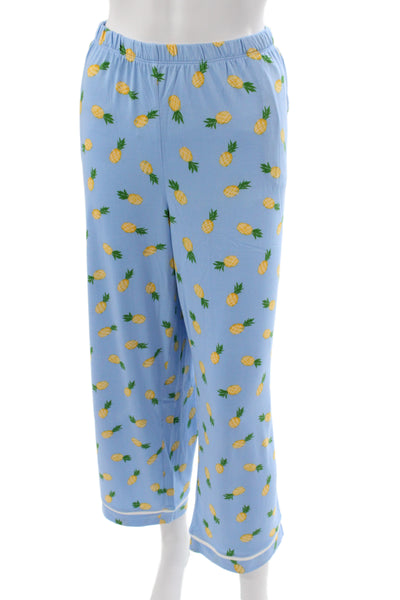 Kate Spade Women's Short Sleeves Two Piece Fruit Print Pajama Set Size 1X