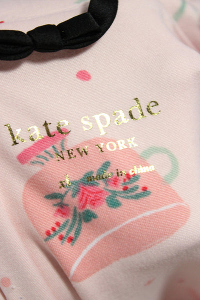 Kate Spade Women's Long Sleeves Two Piece Pajama Set Floral Size XL