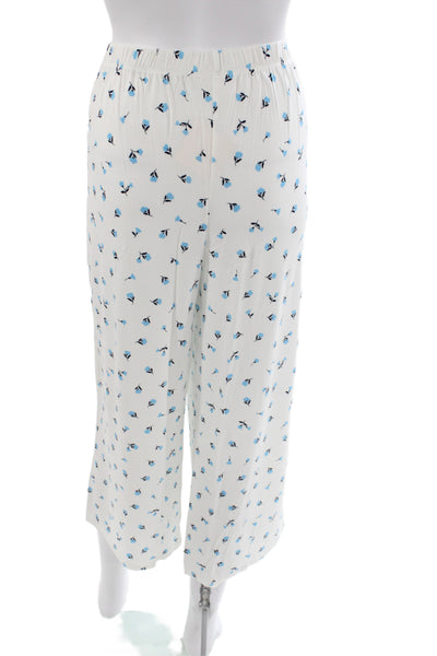 Kate Spade Women's Short Sleeves Two Piece Floral Pajama Set Size L