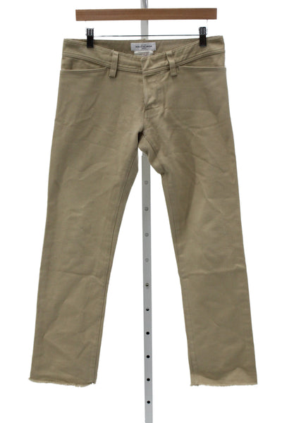 Balenciaga Paris Women Chino Pants Beige Cotton Size 32