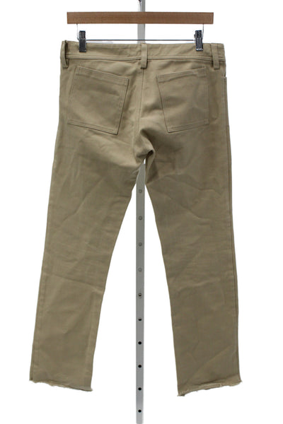 Balenciaga Paris Women Chino Pants Beige Cotton Size 32