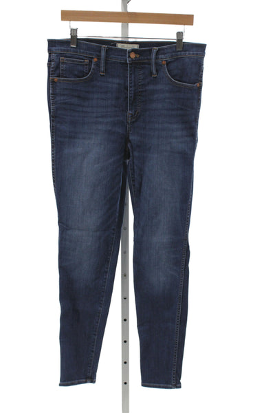 Madewell Women Skinny Jeans Blue Mid Rise Size 31