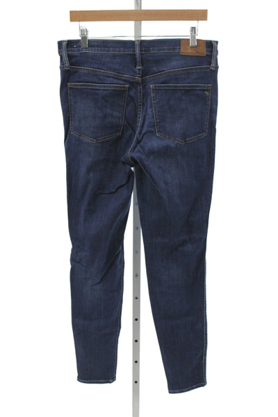 Madewell Women Skinny Jeans Blue Mid Rise Size 31