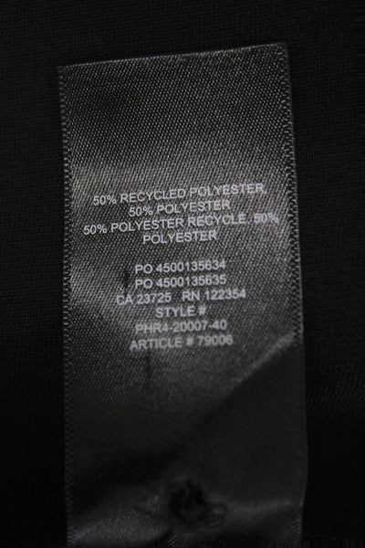 Wilfred Womens Black Collared Button Basic Blouse Long Sleeve Size M