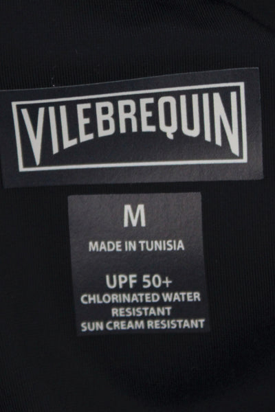 Vilebrequin Women Blouse Rash Guard Turtle Long Sleeve Blue Size M