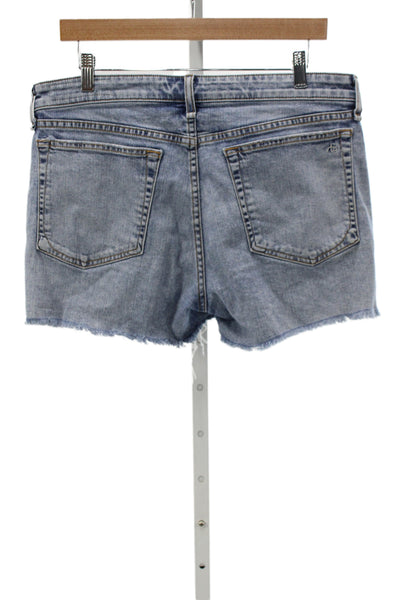 Rag & Bone Women Cut-Off Shorts Blue Size 29