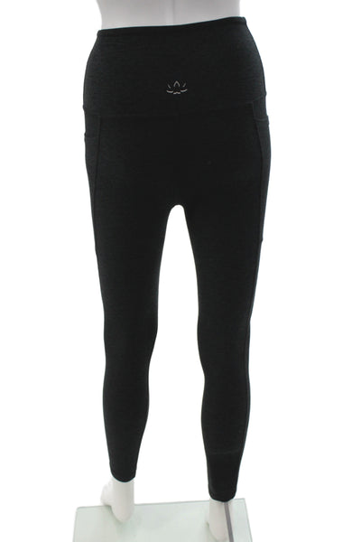 Beyond Yoga Womens Black Ankle Leggings Athleisure Pull On Size S