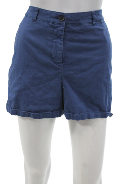 J Crew Women Chino Shorts Blue Size 10