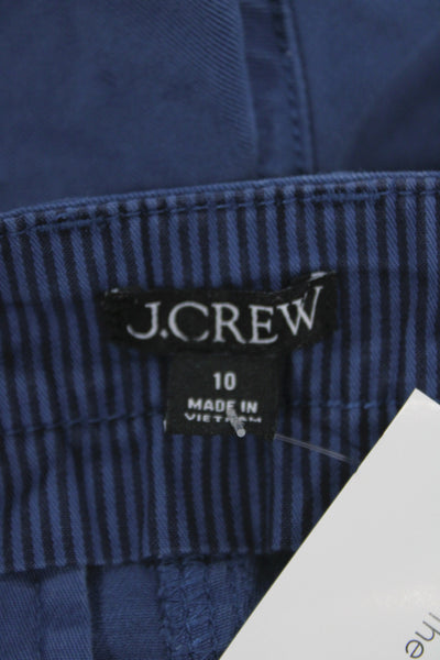 J Crew Women Chino Shorts Blue Size 10