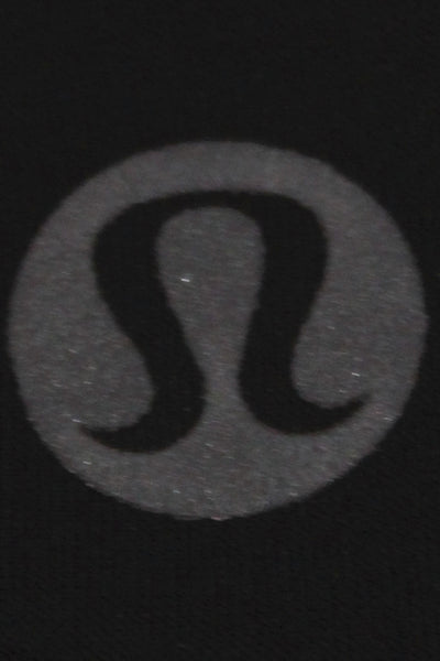 Lululemon Womens Basic Sleeveless Tank Black Nylon Round Neck Size 8
