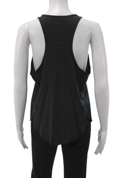 Lululemon Womens Black Basic Tank Polyester Athleisure Size 4