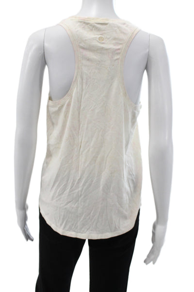 Lululemon Women Basic Tank Sleeveless Scoop Neck Cotton Multicolor Size 6