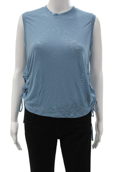 Lululemon Women Basic Blue Tank Sleeveless Crew Neck Athleisure Size 4