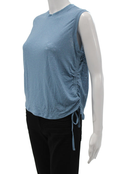 Lululemon Women Basic Blue Tank Sleeveless Crew Neck Athleisure Size 4
