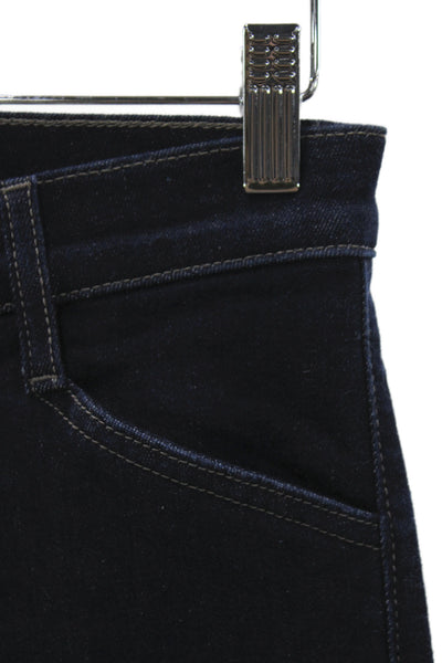 Favorite Daughter Women Wide-Leg Jeans Blue High Rise Inseam 32 Size 25
