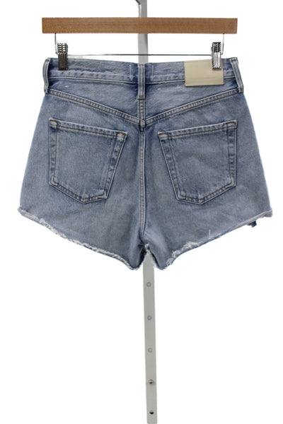 Citizens of Humanity Womens Cut-Off Shorts Blue Regenerative Cotton Size 24