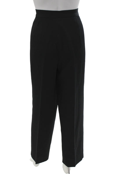 Tahari Womens Dress Pants Black Button Inseam 30 Size 14