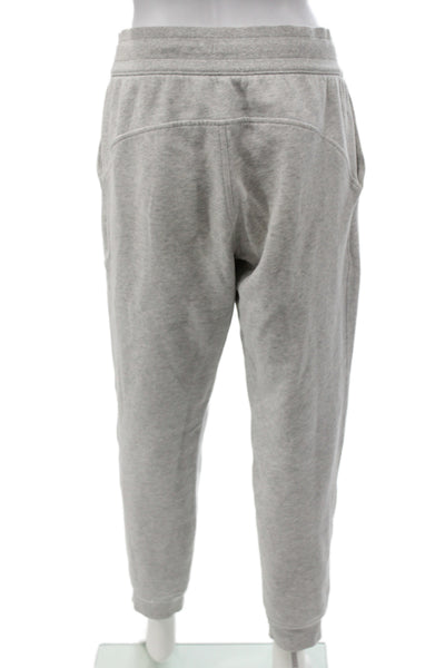 Lululemon Womens Gray Jogger Pants Drawstring Cotton Size 8