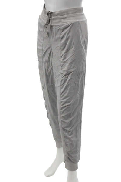Lululemon Women Jogger Pants Gray Drawstring Athleisure Size 8